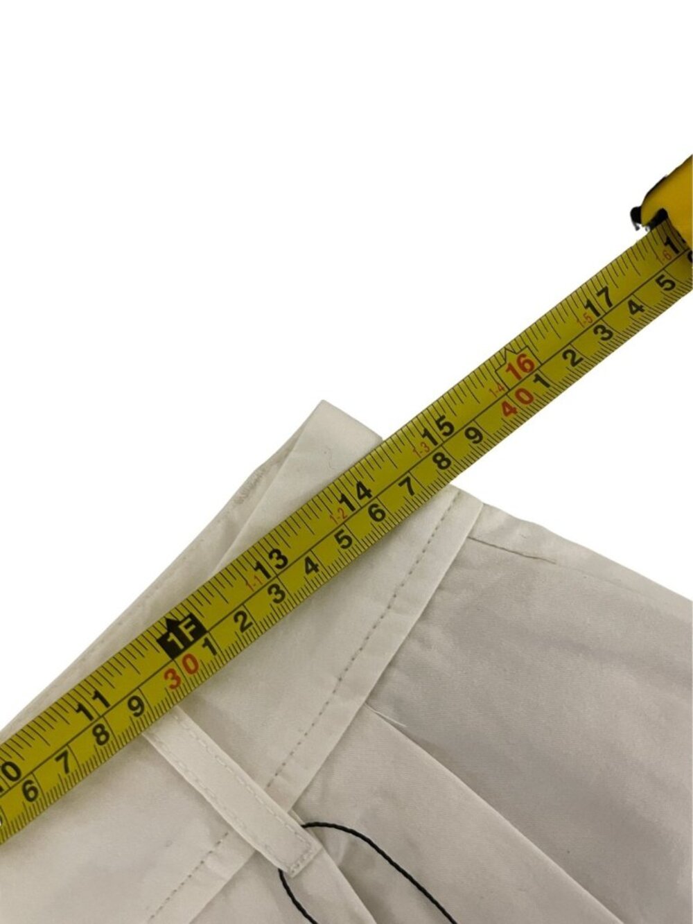 Zara Womens Trousers Pants wide S Oyster White High-Waisted Pleated 6929/505 NWT - Picture 11 of 13